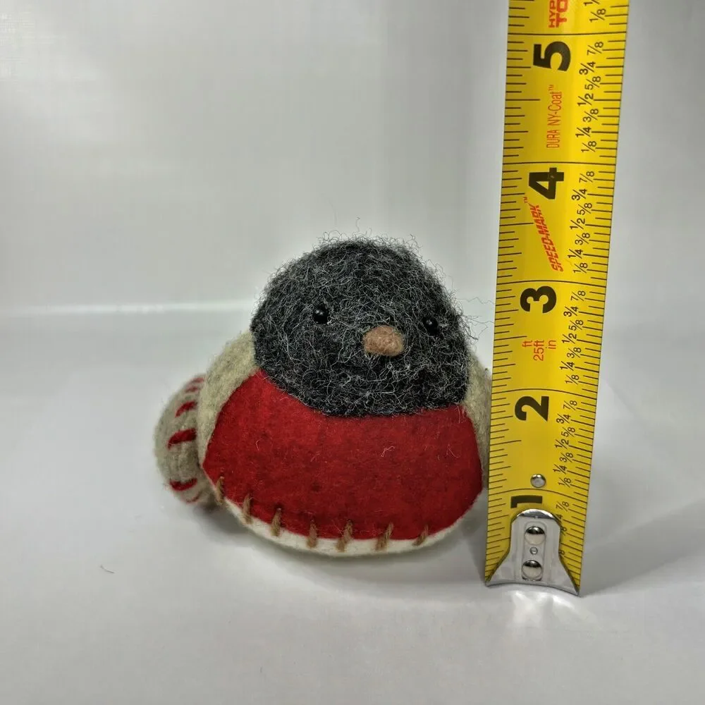 Handmade Needle Felted Chickadee Bird Cottage Core Farmhouse Country